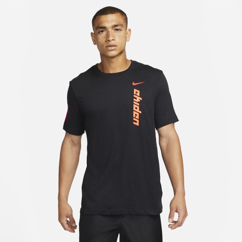 Nike Dri-FIT Ekiden Men's Running T-Shirt - Black