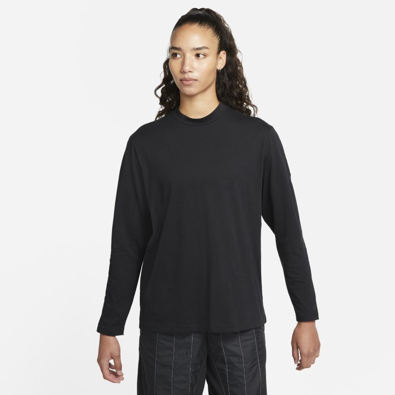 Damska koszulka z długim rękawem i półgolfem Nike Sportswear Dri-FIT ADV Tech Pack - Czerń