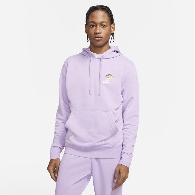Nike Sportswear Essentials+ Men's French Terry Hoodie - Purple
