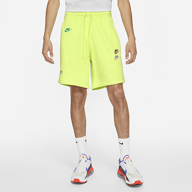 Мужские шорты из трикотажа френч терри Nike Sportswear Essentials+ - Желтый