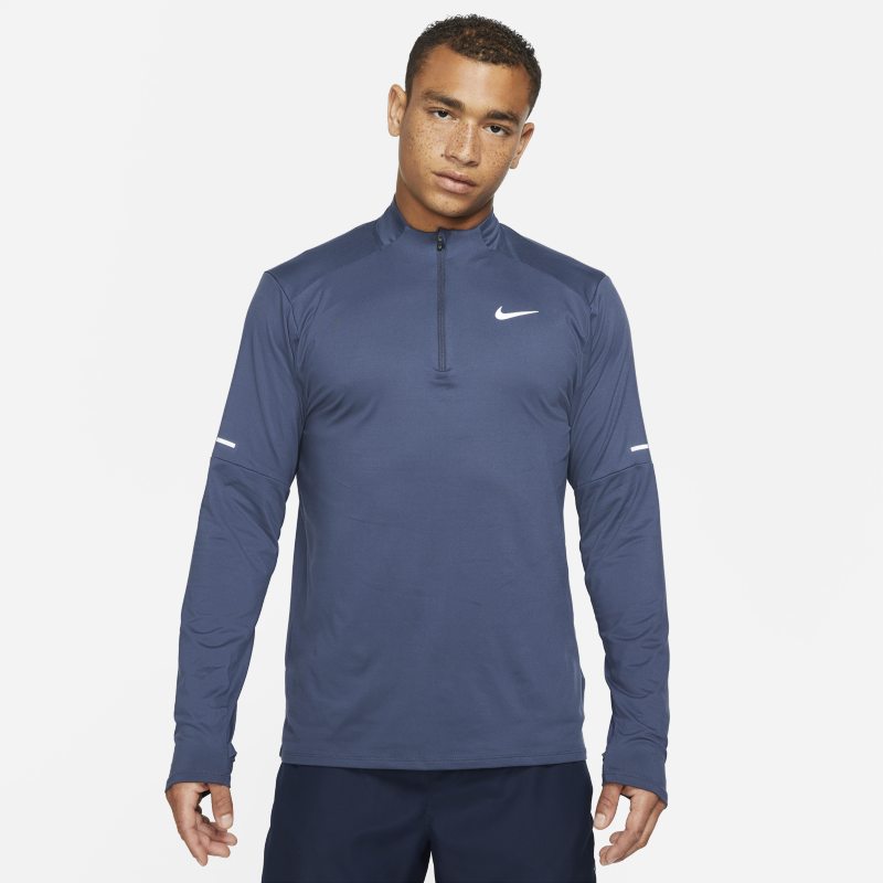 Nike Dri-FIT Men's 1/2-Zip Running Top - Blue