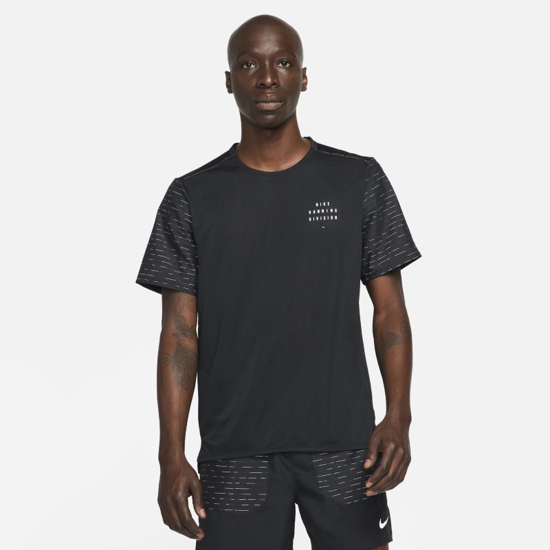 Nike Dri-FIT Rise 365 Run Division Men's Short-Sleeve Running Top - Black