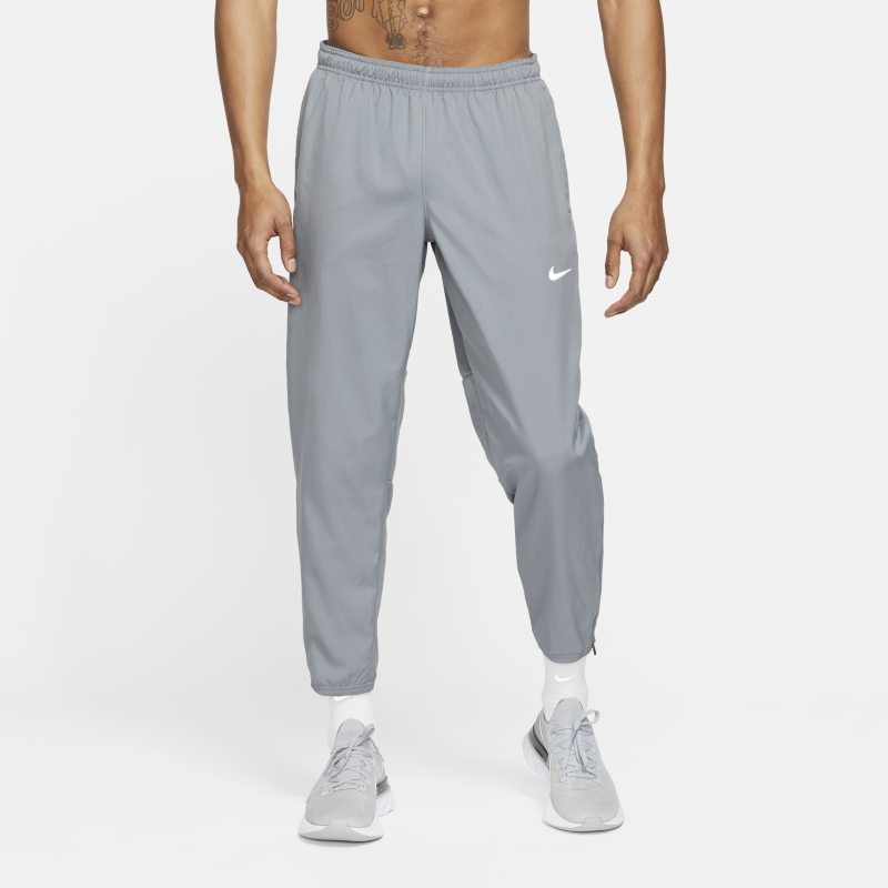 Męskie spodnie do biegania z tkaniny Nike Dri-FIT Challenger - Szary