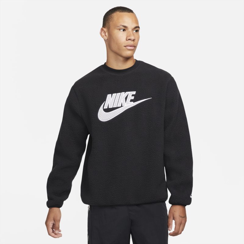 Nike Sportswear Stele Essentials+ Men's Fleece Crew - Black