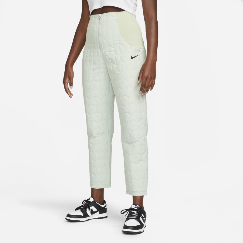 Nike Sportswear Essentials Pantalón de tejido Woven acolchado de talle alto - Mujer - Gris Nike