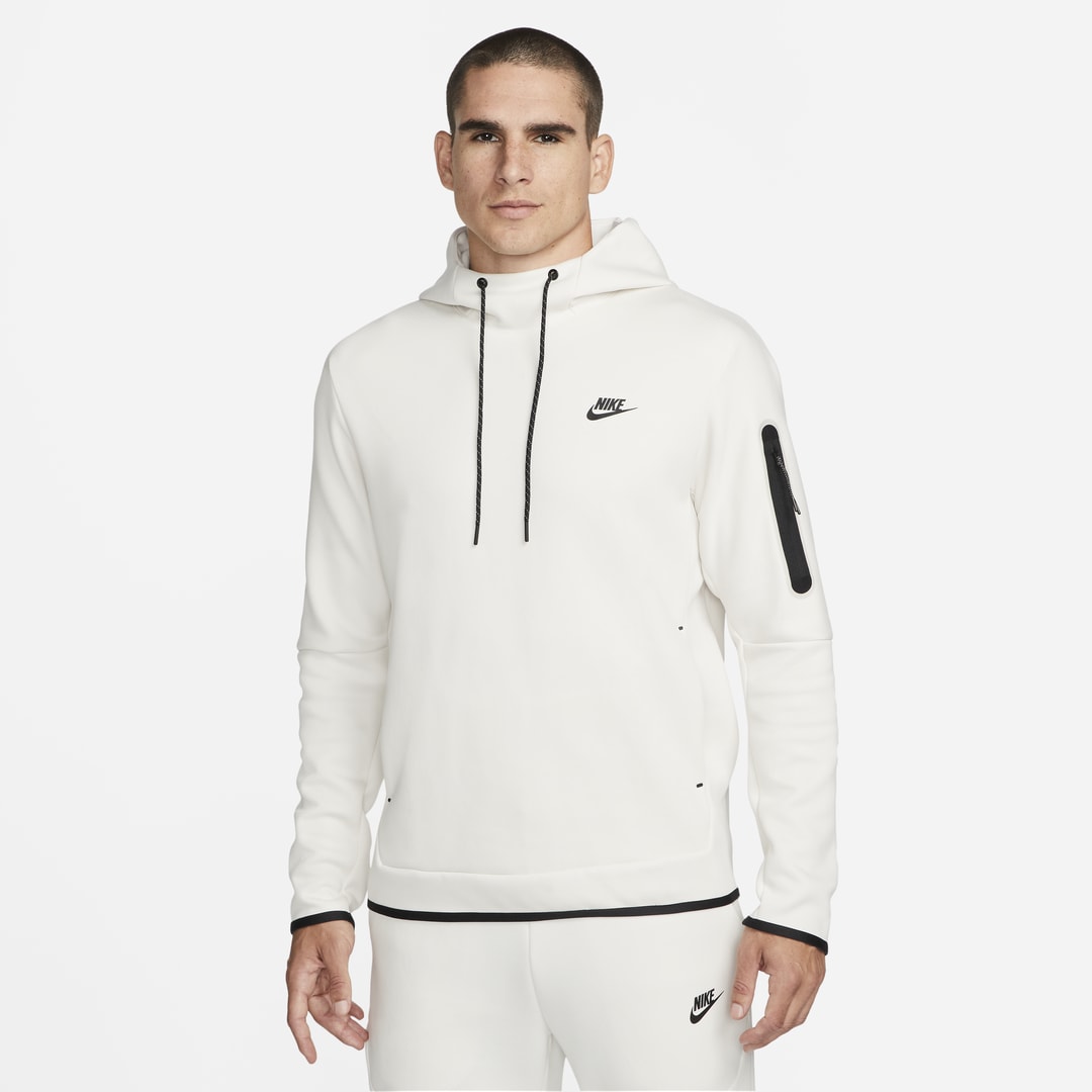 Nike Sportswear Tech Fleece Men's Pullover Hoodie In Phantom,black