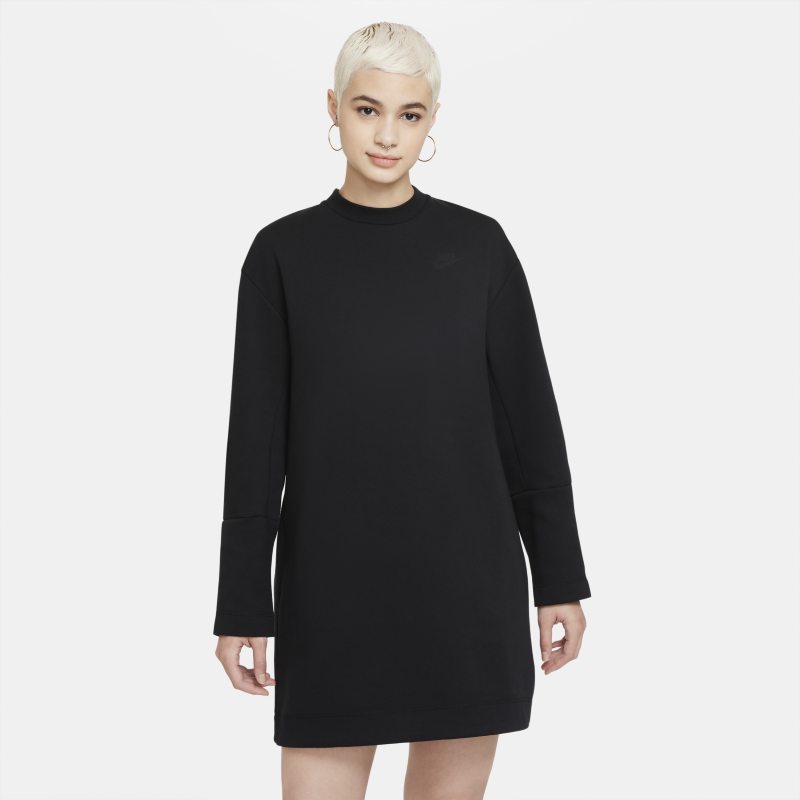 Nike Sportswear Tech Fleece Women's Long-Sleeve Dress - Black