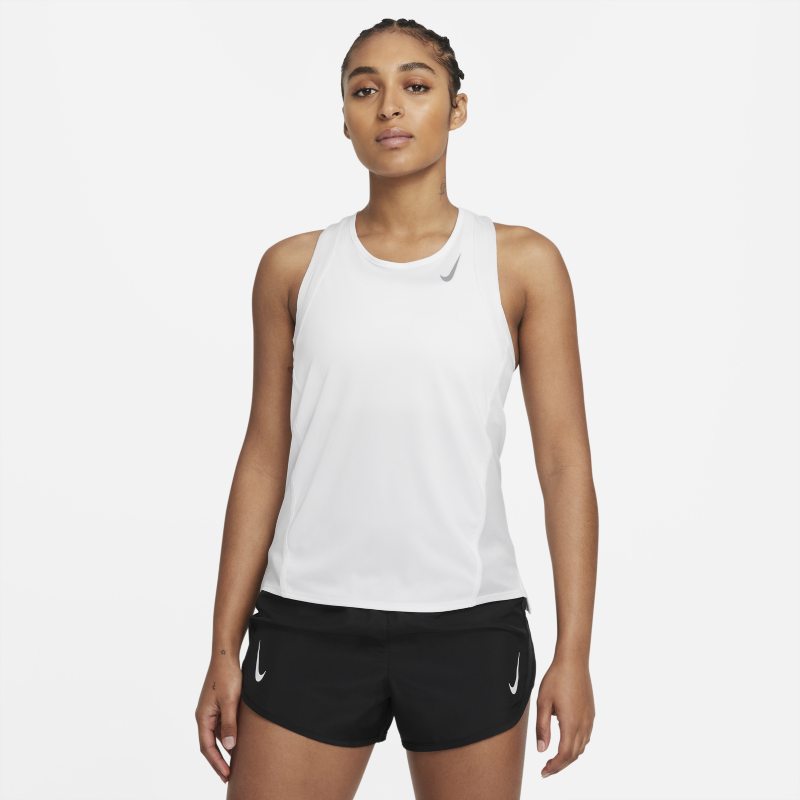 Nike Dri-FIT Race Women's Running Vest - White