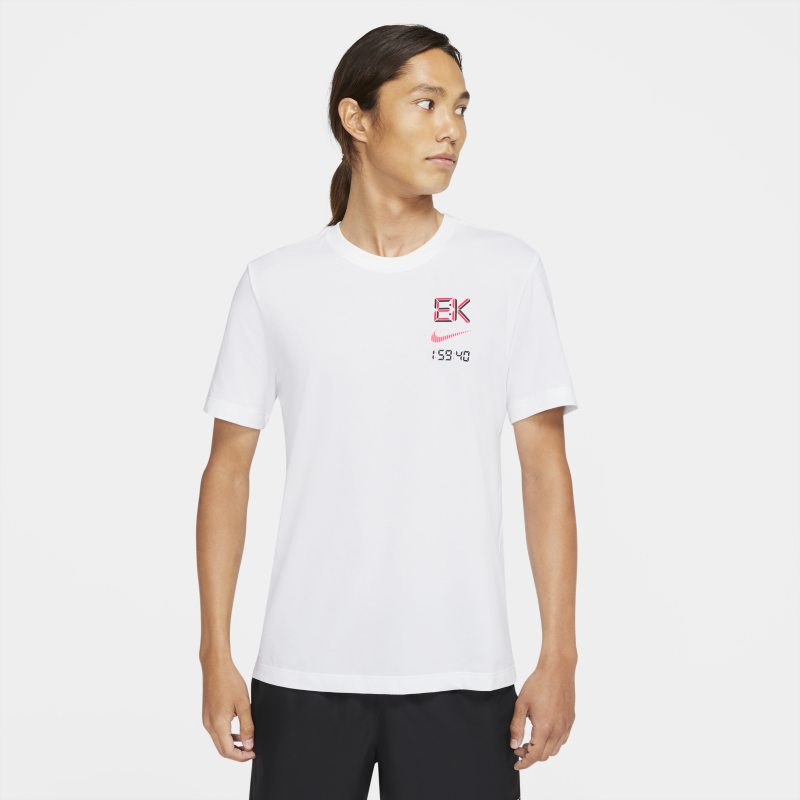 Löpar-t-shirt Nike Dri-FIT Eliud för män - Vit