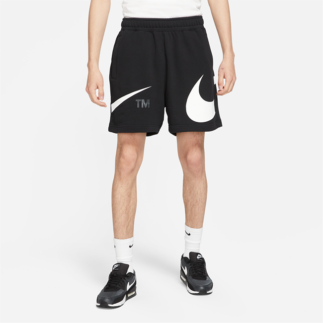 Мужские шорты из ткани френч терри Nike Sportswear Swoosh - Черный