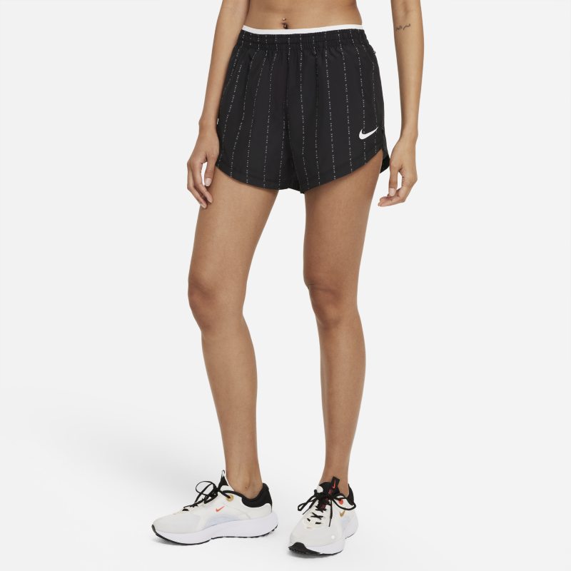 Löparshorts Nike Dri-FIT Tempo Luxe Icon Clash för kvinnor - Svart