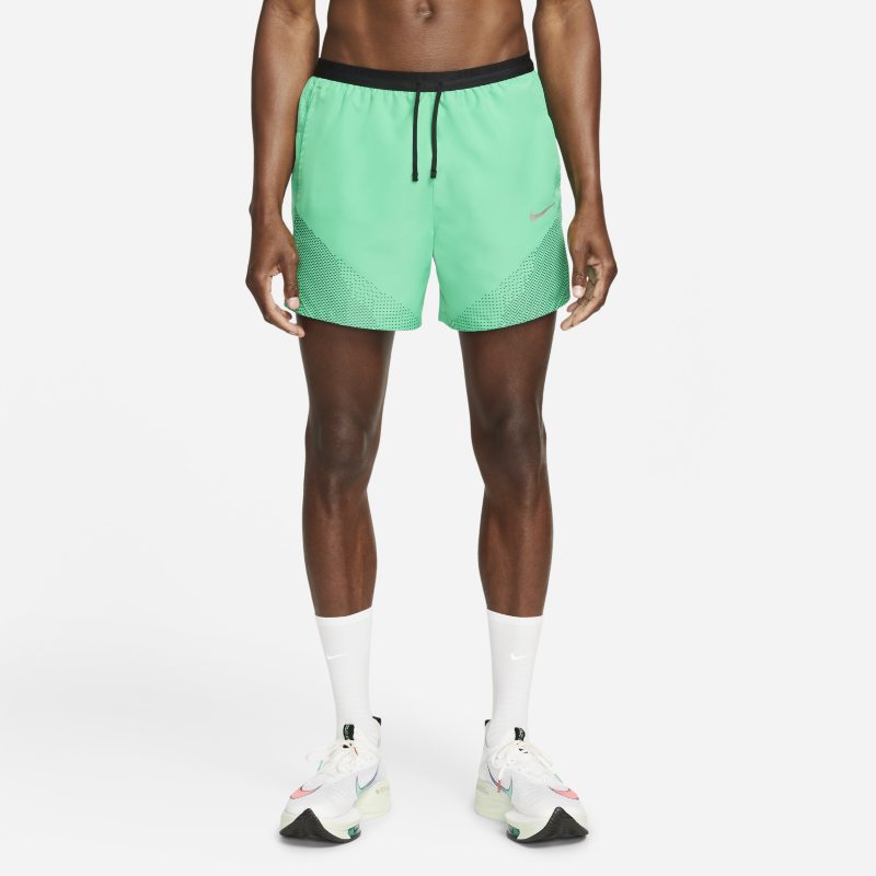 Nike Dri-FIT Run Division Flex Stride Pantalón corto de Running de 13 cm con malla interior - Hombre - Verde Nike