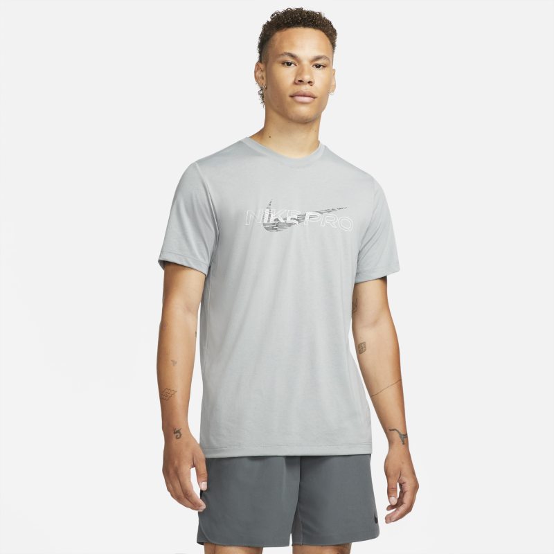Nike Pro Dri-FIT Camiseta con estampado - Hombre - Gris Nike