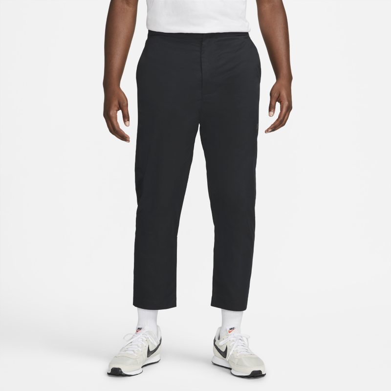 Męskie spodnie z tkaniny bez podszewki typu sneaker Nike Sportswear Style Essentials - Czerń