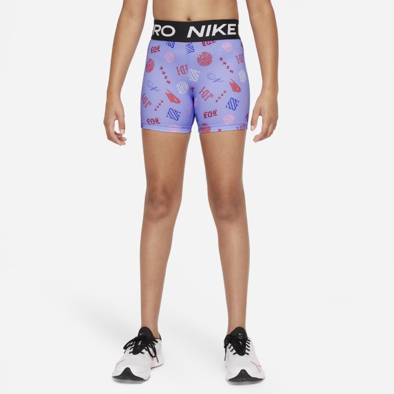 Nike Pro Dri-FIT Pantalón corto - Niña - Morado Nike