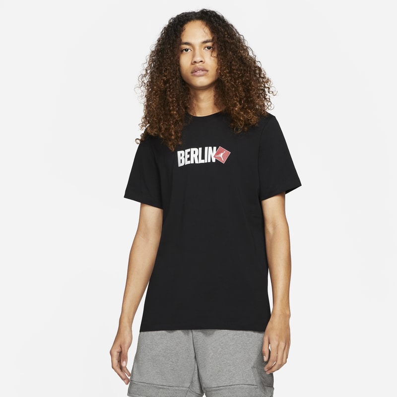 Jordan Berlin Camiseta de manga corta - Hombre - Negro Nike