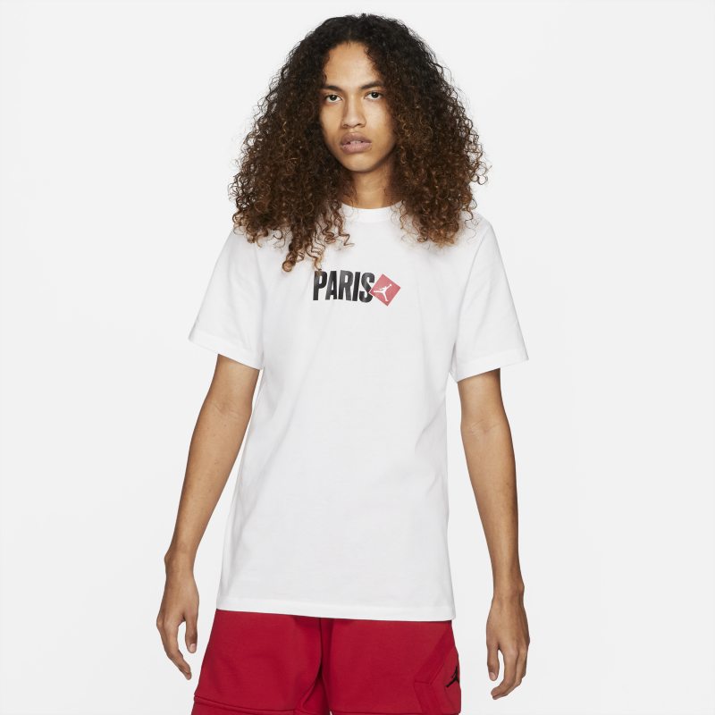 Jordan Paris Camiseta de manga corta - Hombre - Blanco Nike