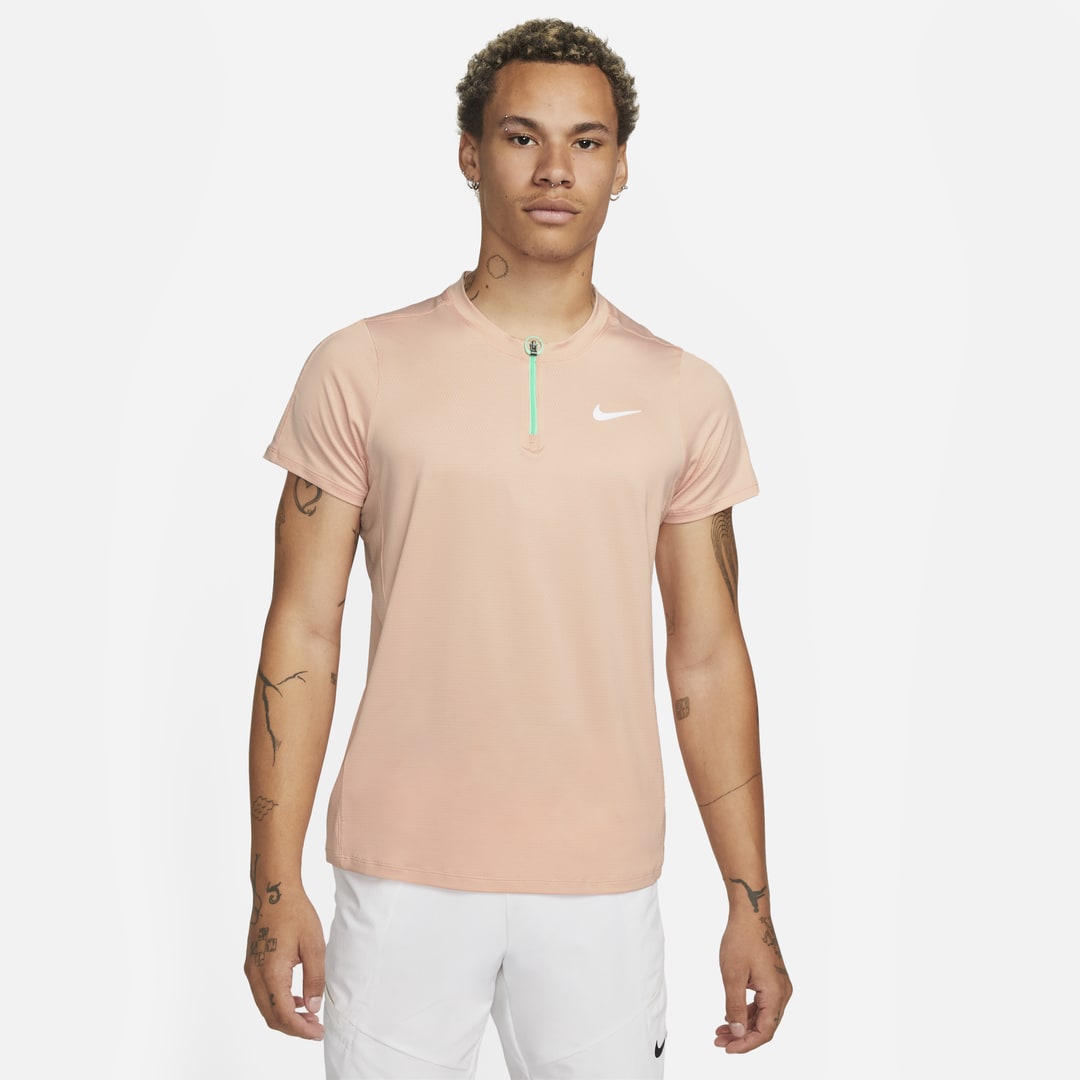 Nike Men's Court Dri-fit Advantage Tennis Polo In Pink