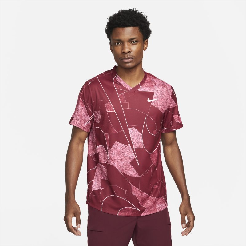 NikeCourt Dri-FIT Victory Camiseta de tenis con estampado - Hombre - Rojo Nike