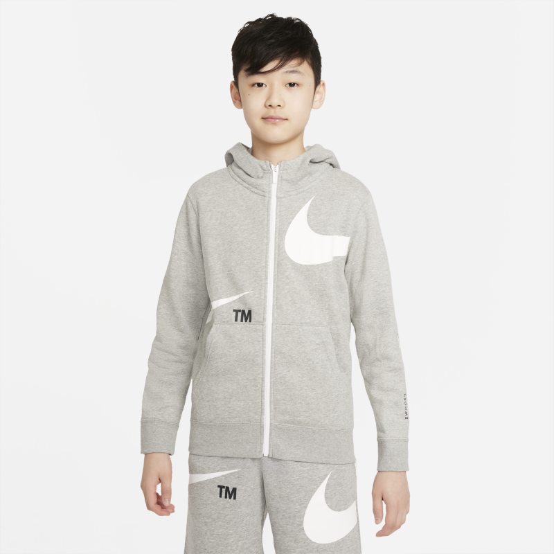 Nike Sportswear Camiseta con Swoosh - Niño/a - Gris Nike