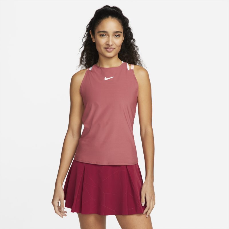 NikeCourt Dri-FIT Advantage Women's Tennis Tank - Red