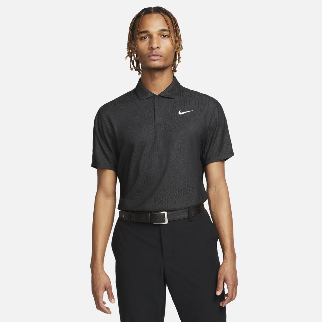 Nike Men's Dri-fit Adv Tiger Woods Golf Polo In Grey