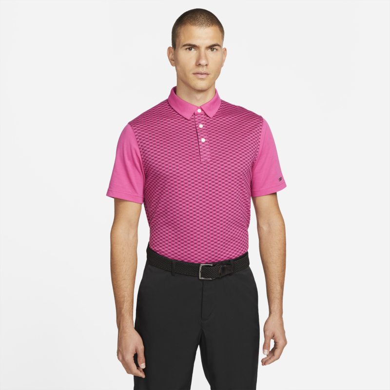 Męska koszulka polo do golfa Nike Dri-FIT Player - Różowy