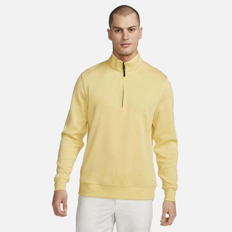 Męska bluza do golfa z zamkiem 1/2 Nike Dri-FIT Player - Żółć