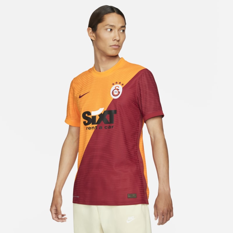 Męska koszulka piłkarska Nike Dri-FIT ADV Galatasaray 2021/22 Match (wersja domowa) - Pomarańczowy