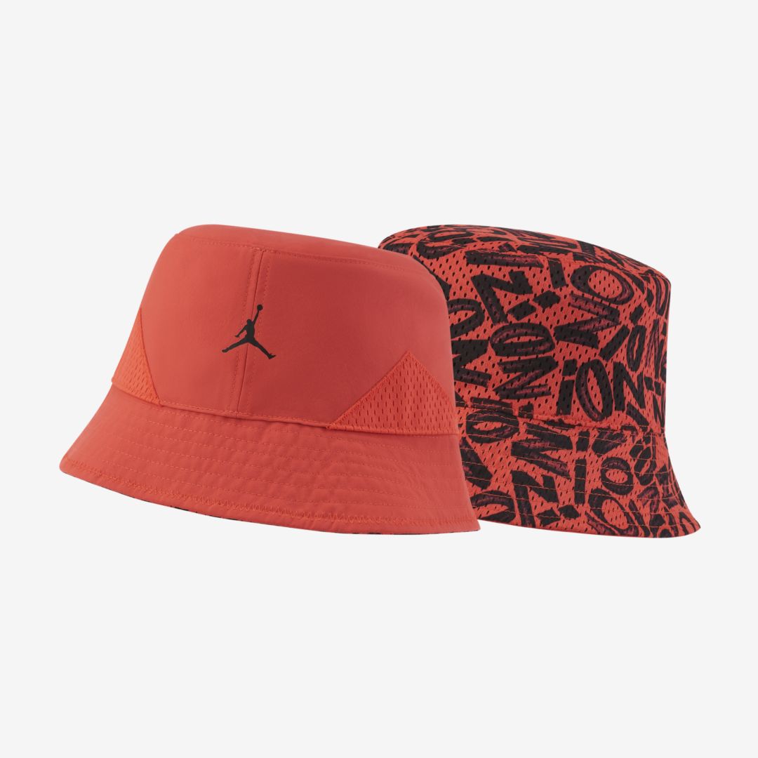 Jordan Zion Graphic Bucket Hat In Bright Crimson