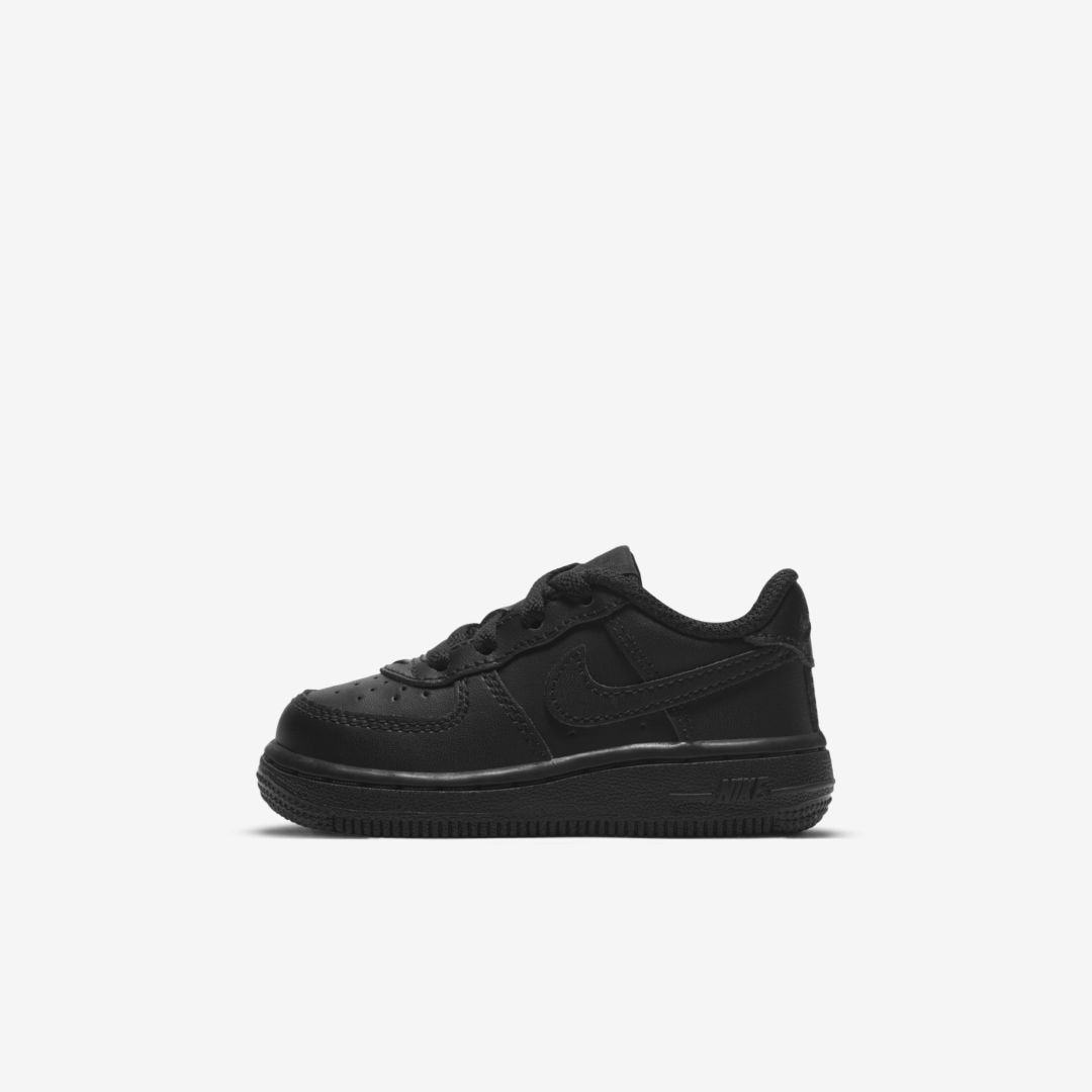 Shop Nike Force 1 Le Baby/toddler Shoes In Black