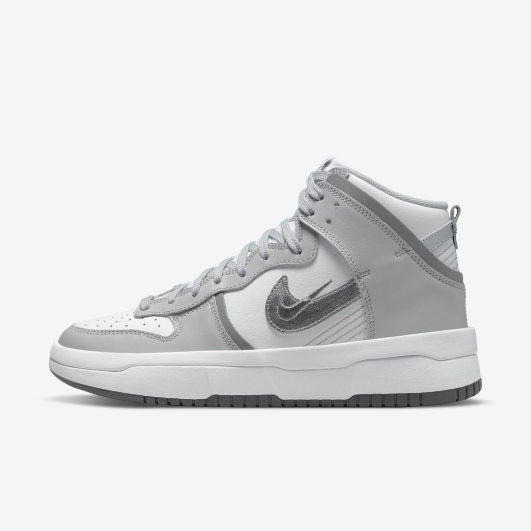 Nike Women's Dunk High Up Shoes In White