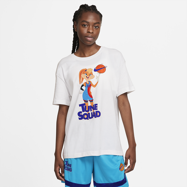 фото Женская баскетбольная футболка nike x space jam: a new legacy - белый