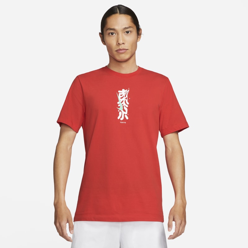 T-shirt do biegania Nike Dri-FIT Tokyo - Czerwony