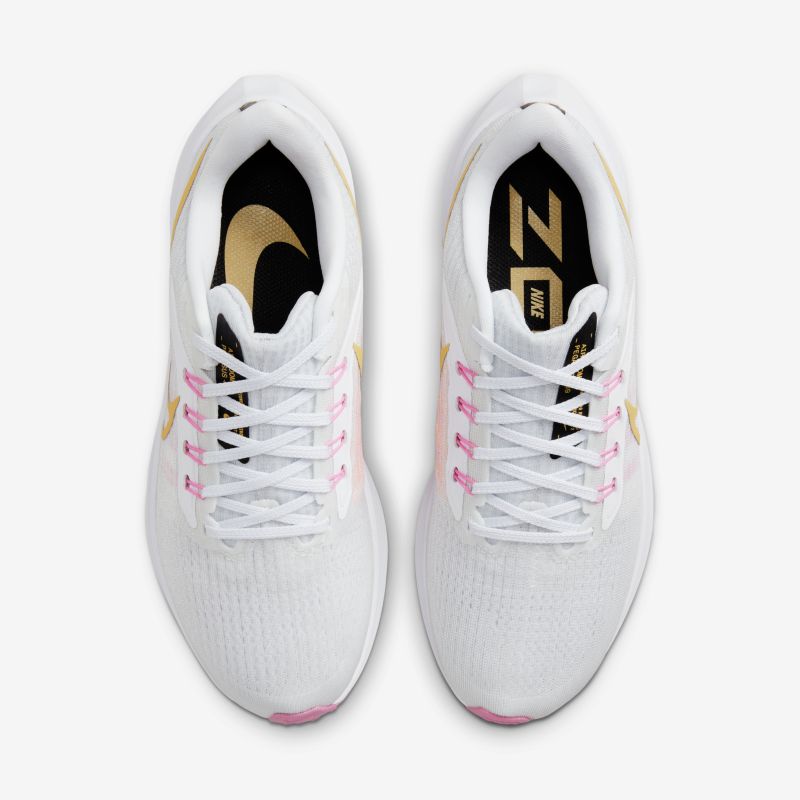 Nike Pegasus 39, Blanco/Platino puro/Hechizo rosa/Oro trigo, hi-res