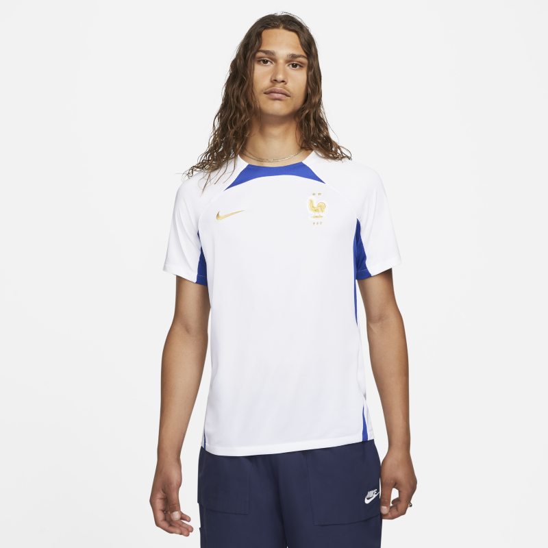 FFF Strike Men's Nike Dri-FIT Short-Sleeve Football Top - White