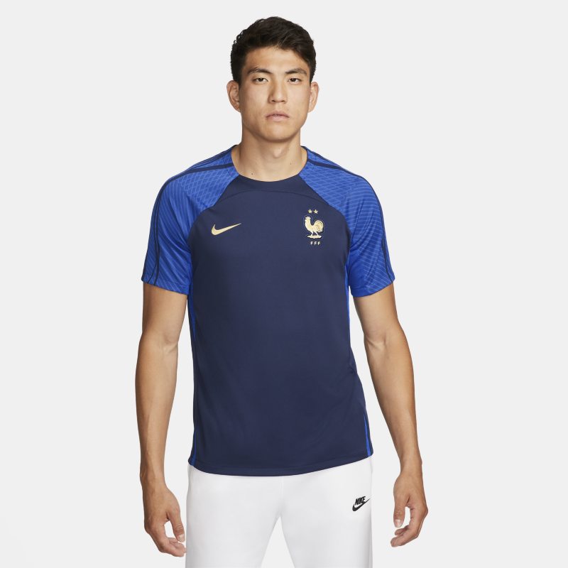 FFF Strike Men's Nike Dri-FIT Short-Sleeve Football Top - Blue