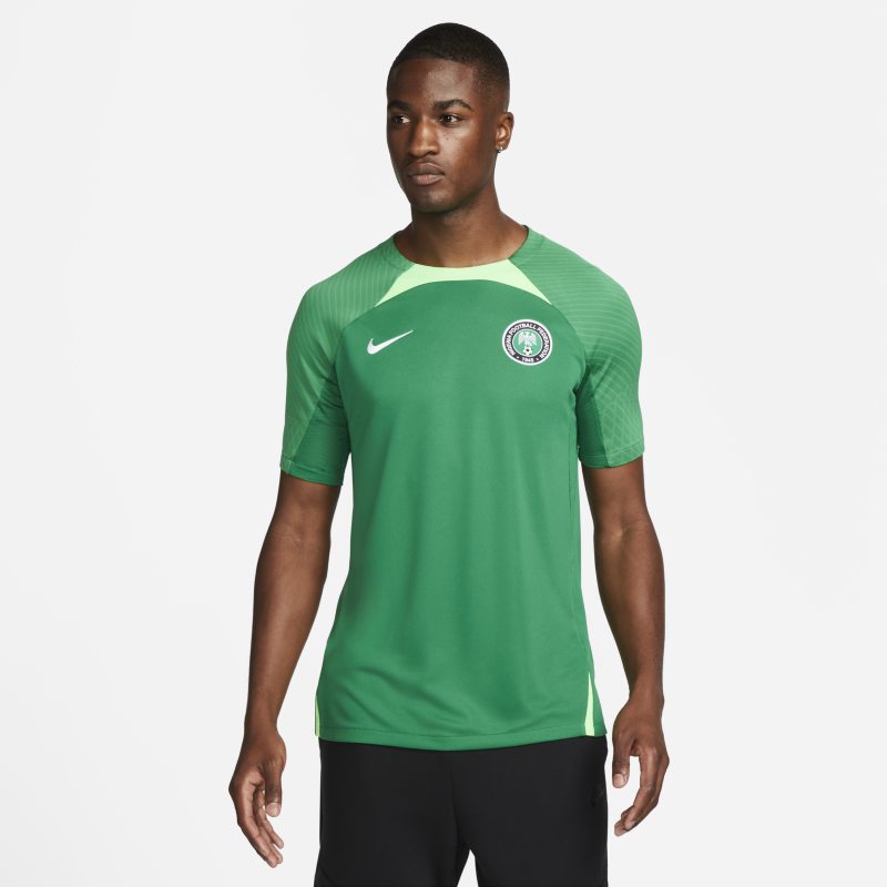 Nigeria Strike Men's Nike Dri-FIT Short-Sleeve Football Top - Green