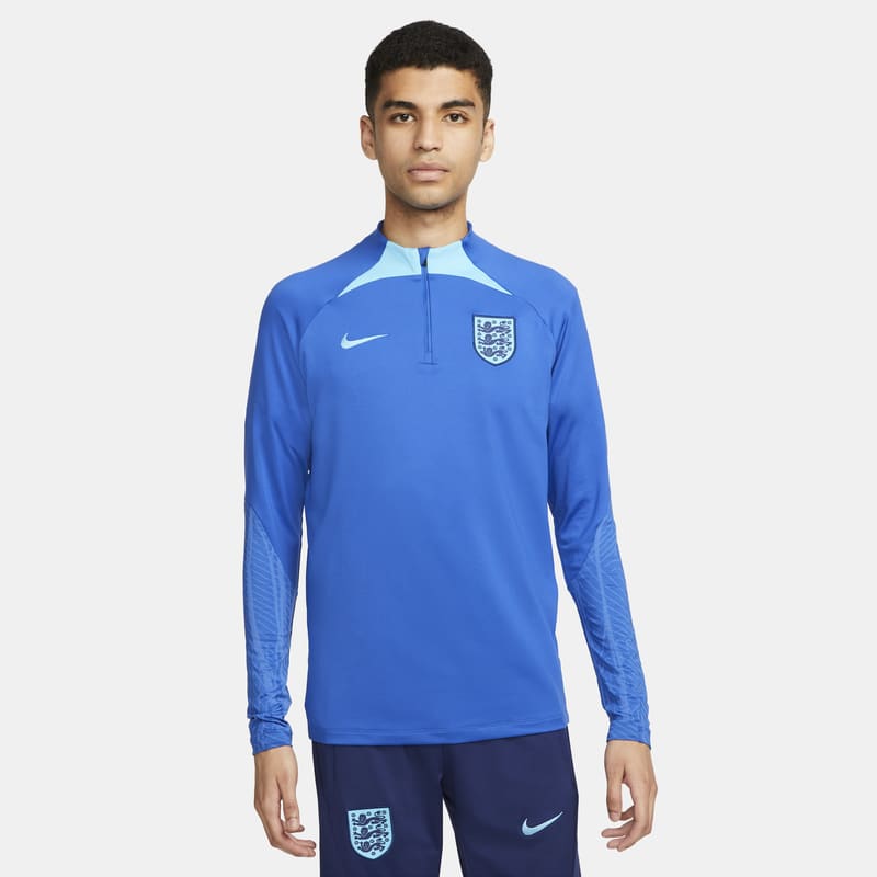 England Strike Men's Nike Dri-FIT Knit Football Drill Top - Blue