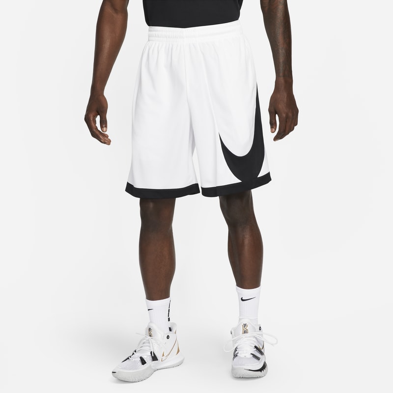 Męskie spodenki do koszykówki Nike Dri-FIT - Biel