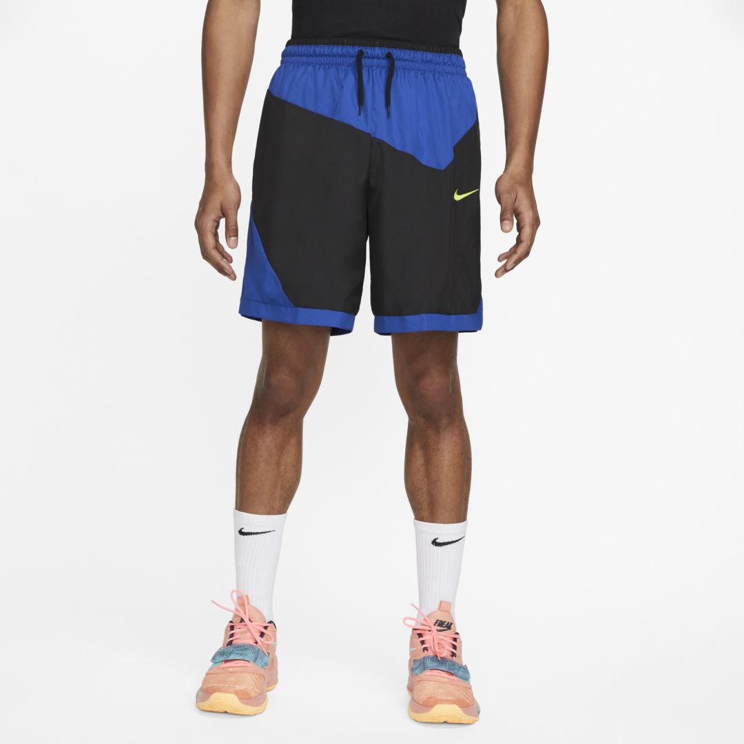 Nike Dna Men's 8" Woven Basketball Shorts In Game Royal,black,game Royal,atomic Green