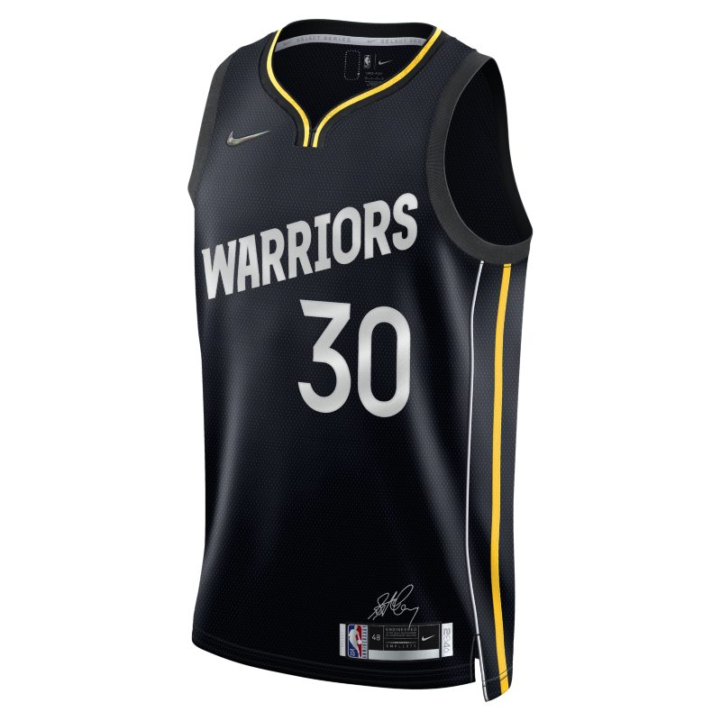 Koszulka męska Nike Dri-FIT NBA Stephen Curry Warriors - Czerń