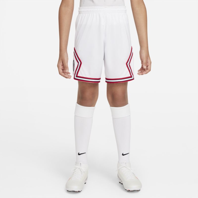 Paris Saint-Germain 2022/23 Stadium Fourth Older Kids' Football Shorts - White