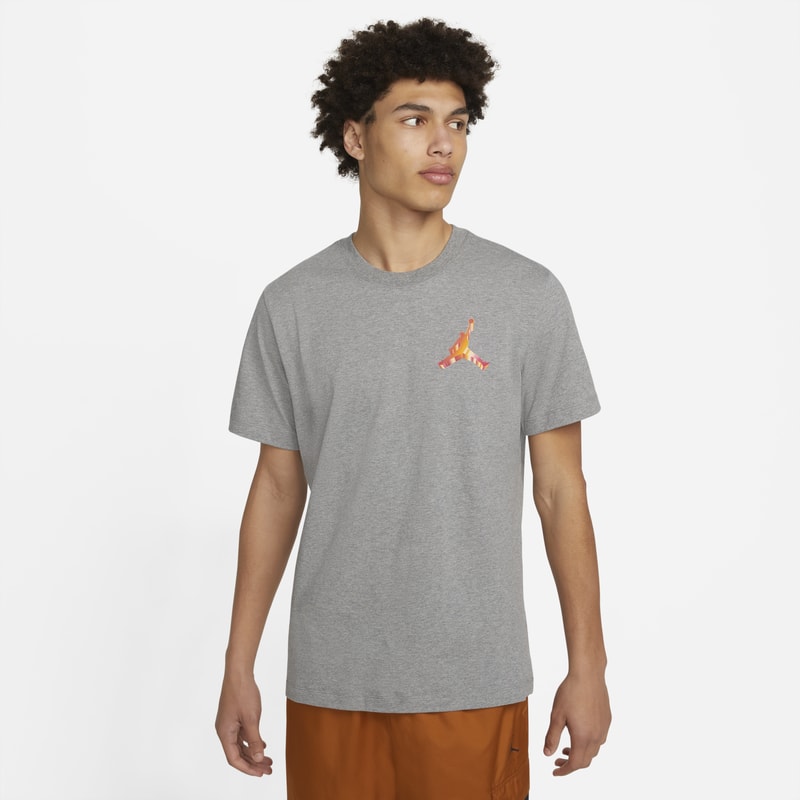 T-shirt Jordan Jumpman 3D för män - Grå