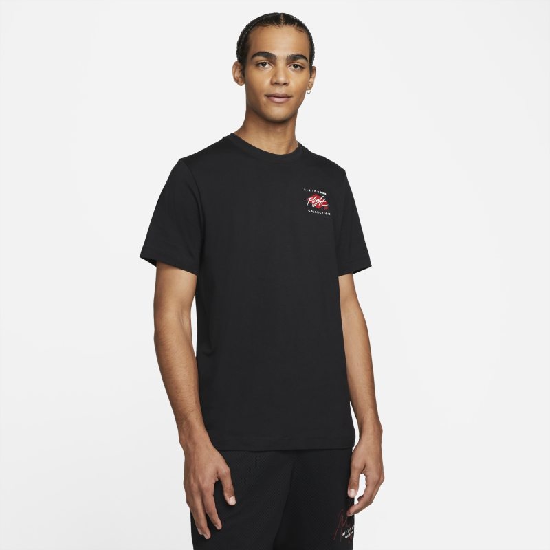 Męski T-shirt z nadrukiem Jordan Flight Essentials - Czerń