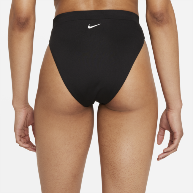 Bas de bikini taille haute Nike Essential pour Femme - Noir