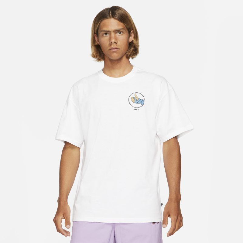 Nike SB Camiseta de skateboard - Blanco Nike