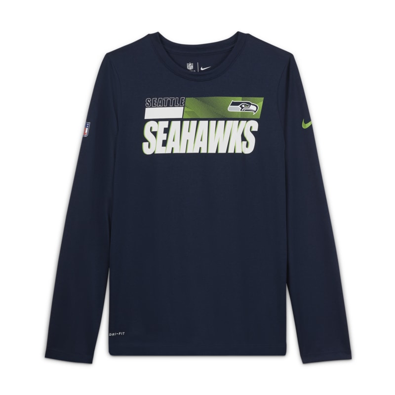 Nike Legend Sideline (NFL Seattle Seahawks) Older Kids' (Boys') T-Shirt - Blue