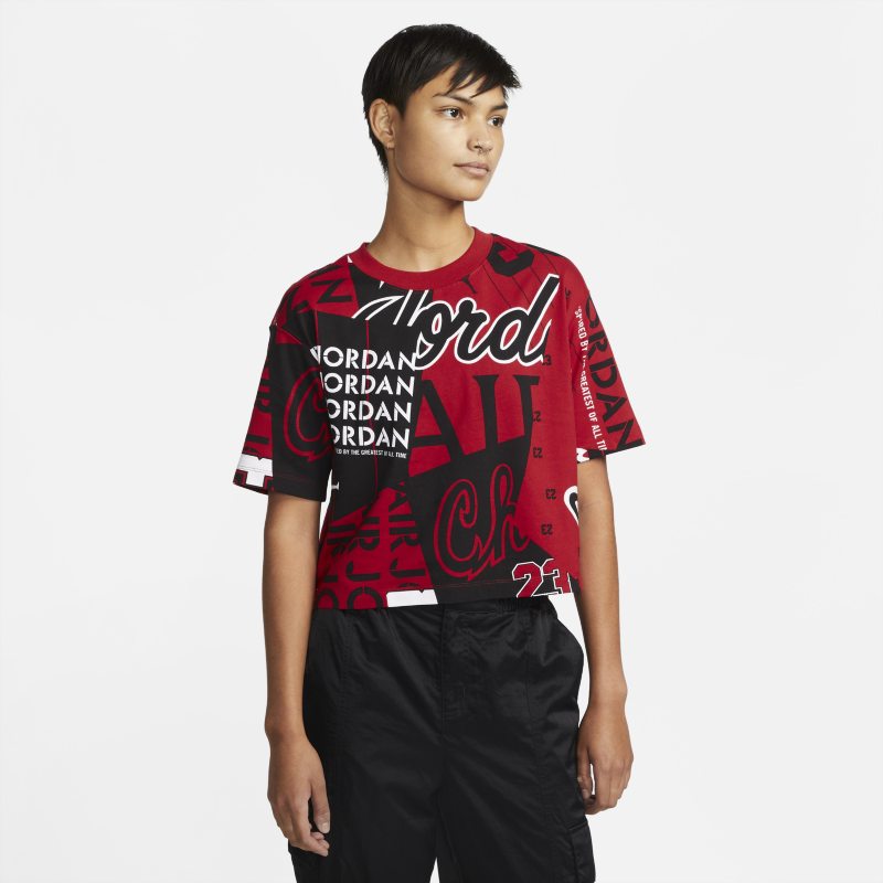 T-shirt damski Jordan Heritage - Czerwony