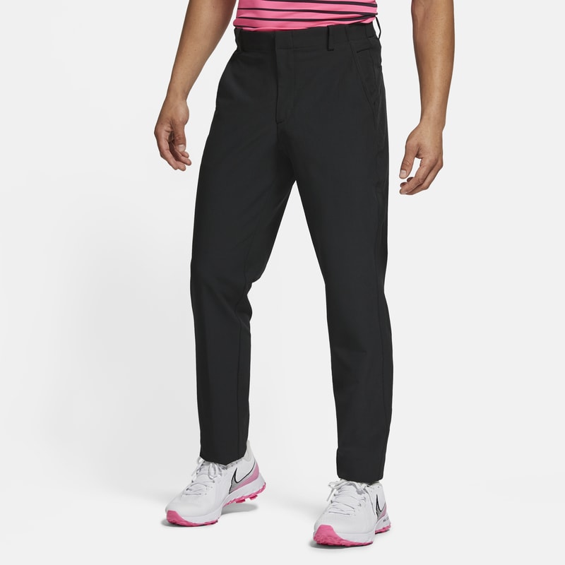 Męskie spodnie do golfa o dopasowanym kroju Nike Dri-FIT Vapor - Czerń